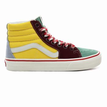 Damske Kotnikove Tenisky Vans Frayed Laces Sk8-Hi Creme De Menthe/Marshmallow VA57AIXMJ